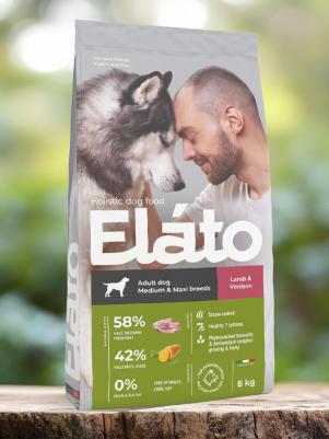 Сухой корм для взрослых собак средних и крупных пород Holistic с с ягненком и олениной 1 уп. х 8000 г