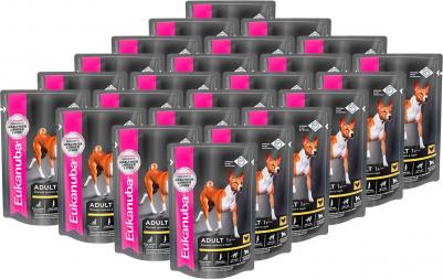ADULT ALL BREED CHICKEN 100 гр пауч влажный корм для взрослых собак всех пород, курица в соусе 1x24 – фото 5