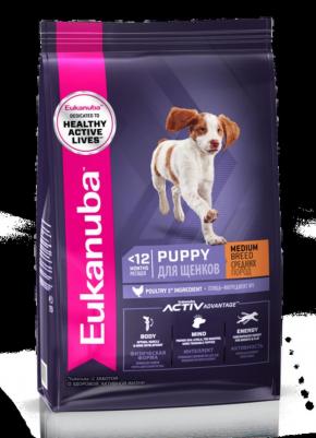 Сухой корм для щенков Puppy Medium Breed, для средних пород, птица, 15кг – фото 2