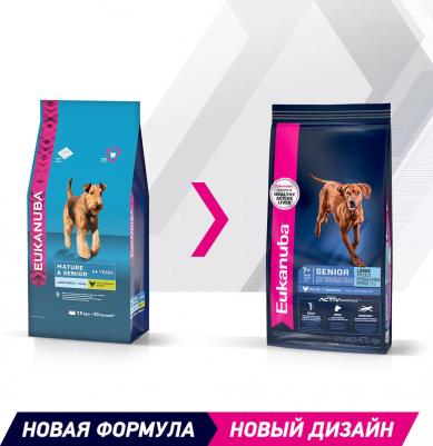 Сухой корм Mature & Senior Dog 6+ Years Large Breed with Chicken с курицей для пожилых собак крупных пород 4кг – фото 1