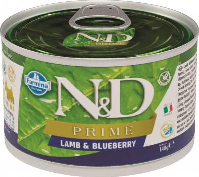 Консервы N&D Adult Dog Mini GF Lamb & Blueberry беззерновой с ягненком и черникой для собак мелких пород 140г – фото 1