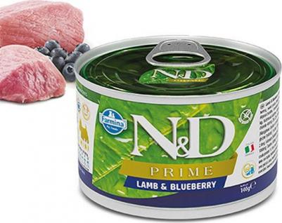 Консервы N&D Adult Dog Mini GF Lamb & Blueberry беззерновой с ягненком и черникой для собак мелких пород 140г – фото 2