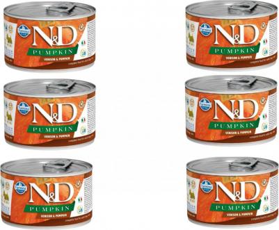 Консервы N&D Adult Dog Mini Venison & Pumpkin с олениной и тыквой для собак мелких пород 140г – фото 2