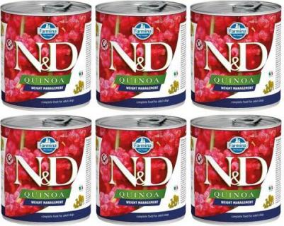Консервы N&D Adult Dog Quinoa Weight Management для контроля веса взрослых собак 285г – фото 1