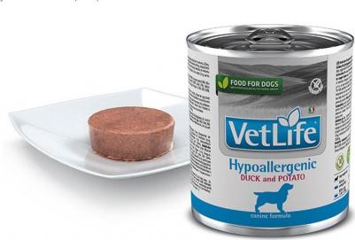 Консервы Vet Life Hipoallergenic Canine Egg & Potato диета с яйцом и картофелем при пищевой аллергии для собак 300г – фото 4