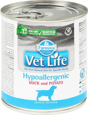 Консервы Vet Life Hipoallergenic Canine Egg & Potato диета с яйцом и картофелем при пищевой аллергии для собак 300г – фото 9