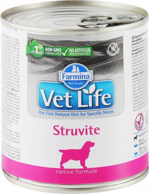 Консервы Vet Life Struvite Canine диета при МКБ для собак 300г – фото 5