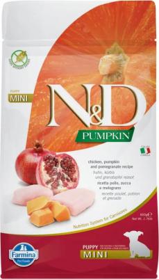 Корм сухой Dog Pumpkin с курицей гранатом и тыквой для щенков мелких пород 7 кг – фото 6