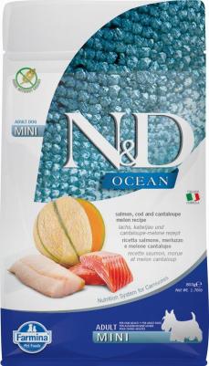 Корм сухой OCEAN для собак MINI лосось, треска, дыня 0,8 кг – фото 6