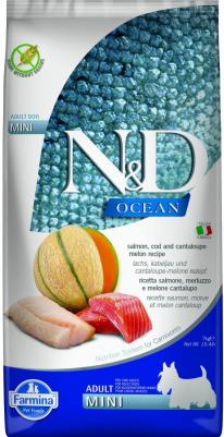 Корм сухой OCEAN для собак MINI лосось, треска, дыня 2,5 кг – фото 1