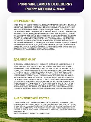 Сухой корм для щенков N&D Grain-Free Canine Pumpkin Lamb & Blueberry Puppy Medium & Maxi 12 кг – фото 1