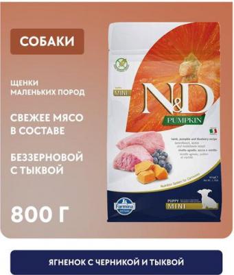 Сухой корм для щенков N&D Grain-Free Canine Pumpkin Lamb & Blueberry Puppy Medium & Maxi 12 кг – фото 7