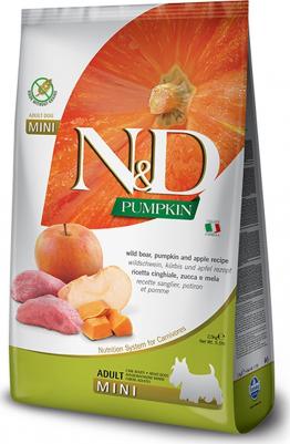 Сухой корм для собак N&D Grain-Free Canine Pumpkin Boar & Apple Adult Mini 2,5 кг