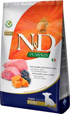 Сухой корм для собак N&D Grain-Free Canine Pumpkin Lamb & Blueberry Adult Mini 7 кг