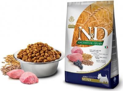 Сухой корм для собак N&D Low-Grain Canine Lamb & Blueberry Adult Mini 2,5 кг – фото 19