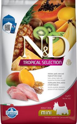 Сухой корм для собак Tropical Selection, для малых пород, курица, 5 кг