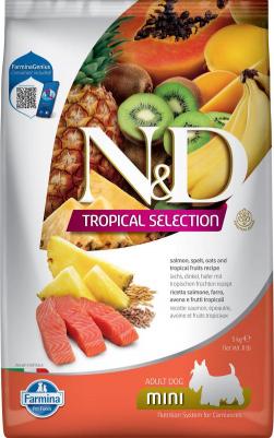 Сухой корм для собак Tropical Selection, для малых пород, лосось, 5 кг