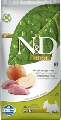 Сухой корм N&D Adult Dog Mini GF Boar & Apple беззерновой с мясом кабана и яблоком для собак мелких пород 800г – фото 8