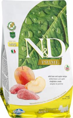 Сухой корм N&D Adult Dog Mini GF Boar & Apple беззерновой с мясом кабана и яблоком для собак мелких пород 800г – фото 10