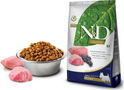 Сухой корм N&D Adult Dog Mini GF Lamb & Blueberry беззерновой с ягненком и черникой для собак мелких пород 7кг – фото 1
