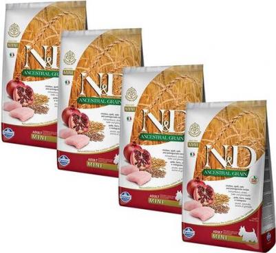 Сухой корм N&D Adult Dog Mini LG Chicken & Pomegranate низкозерновой с курицей и гранатом для собак мелких пород 2,5кг – фото 13