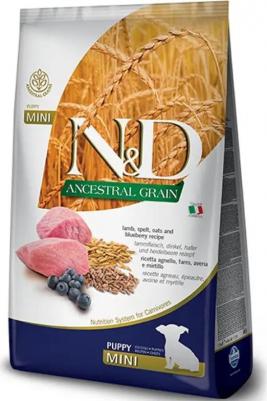 Сухой корм N&D Puppy Mini LG Lamb & Blueberry низкозерновой с ягненком и черникой для щенков мелких пород 800г – фото 2