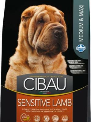 Сухой корм Sensitive Lamb Medium & Maxi Breed с ягненком для взрослых собак средних и крупных пород 12кг – фото 6