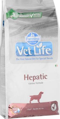 Сухой корм Vet Life Dog Hepatic для собак с хронической печеночной недостаточностью 12кг