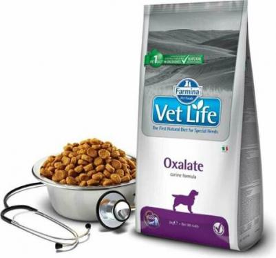Сухой корм Vet Life Oxalate Canine диета при профилактики МКБ уратного, оксалатного и цистиного типа для собак 12кг – фото 1