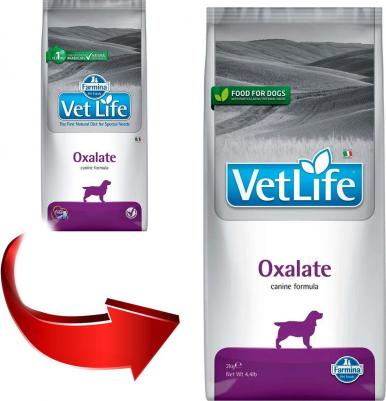 Сухой корм Vet Life Oxalate Canine диета при профилактики МКБ уратного, оксалатного и цистиного типа для собак 2кг – фото 6