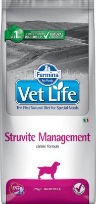 Сухой корм Vet Life Struvite Management Canine диета при МКБ струвитного типа для собак 2кг – фото 3