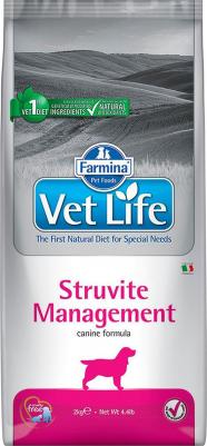 Сухой корм Vet Life Struvite Management Canine диета при МКБ струвитного типа для собак 2кг – фото 8
