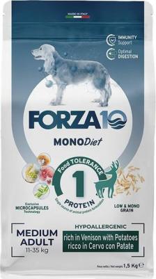 Сухой корм MEDIUM DIET для взвослых собак средних пород диетический при аллергии с олениной и картофелем 1,5кг 37866 – фото 1