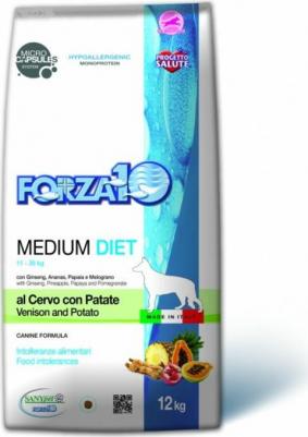 Сухой корм MEDIUM DIET для взвослых собак средних пород диетический при аллергии с олениной и картофелем 12кг 37867 – фото 8