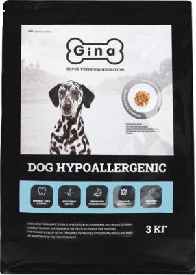 Dog Hypoallergenic гипоаллергенный сухой корм для взрослых собак, с индейкой, уткой и тунцом - 3 кг – фото 1