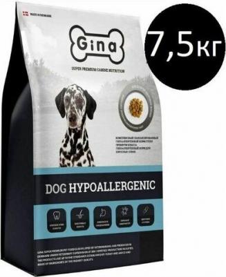 Dog Hypoallergenic гипоаллергенный сухой корм для взрослых собак, с индейкой, уткой и тунцом - 7,5 кг – фото 1