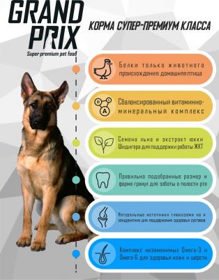 Сухой корм Large Adult Dog Hypoallergenic Gluten Free гипоаллергенный, без глютена с курицей для собак крупных пород 2,5кг – фото 7