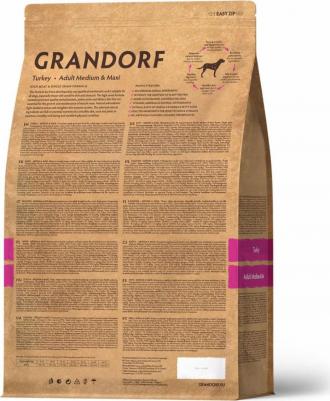 Adult Medium&Maxi Turkey Сухой корм для собак средних и крупных пород Индейка 10кг – фото 15