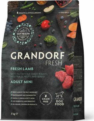 Сухой корм для собак Fresh, для мелких пород, ягненок, батат, 3 кг – фото 16