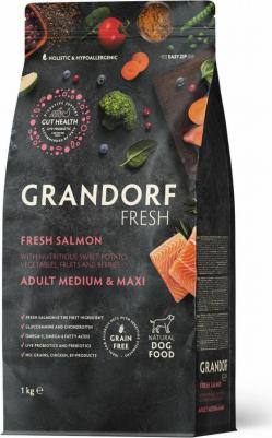 Сухой корм для собак Fresh, для средних и крупных пород, лосось, батат, 10 кг – фото 3