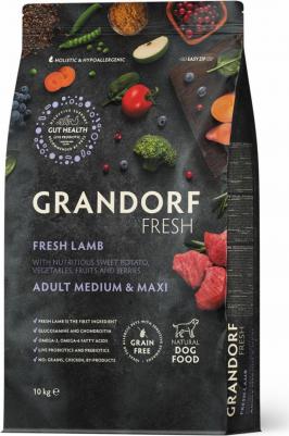 Сухой корм для собак Fresh, для средних и крупных пород, ягненок, батат, 10 кг – фото 10