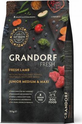 Сухой корм для собак Fresh Junior ягненок, батат, 3 кг – фото 11