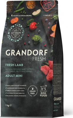 Сухой корм для собак Fresh, мелкие породы, ягненок, батат, 1 кг