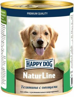 Natur Line полнорационный влажный корм для собак, фарш из телятины и овощей, в консервах - 970 г – фото 2