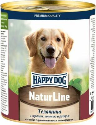 Natur Line полнорационный влажный корм для собак, фарш из телятины, сердца, печени и рубца, в консервах - 970 г – фото 2
