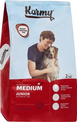 Сухой корм Medium Junior Dog Индейка для щенков средних пород 2кг – фото 18