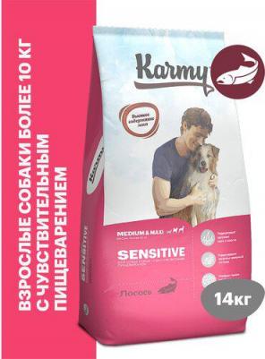 Сухой корм Sensitive Dog Medium & Maxi Лосось для собак средних и крупных пород с чувствительным пищеварением 2кг