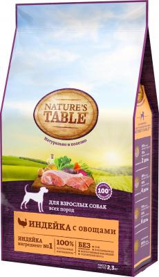 Сухой корм для взрослых собак всех пород Nature's Table индейка с овощами 2.3кг – фото 3