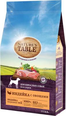 Сухой корм для взрослых собак всех пород Nature's Table индейка с овощами 2.3кг – фото 16