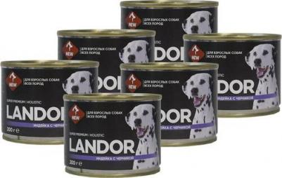 влажный корм для собак, индейка с черникой (200 гр) – фото 1